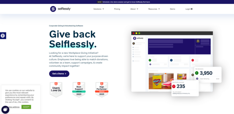 Selflessly: A Workplace Giving Platform for Corporate Social Responsibility