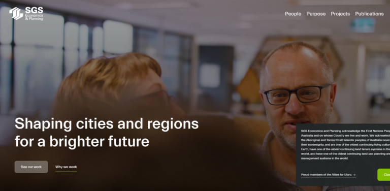 SGS Economics and Planning: Shaping Sustainable Cities and Communities