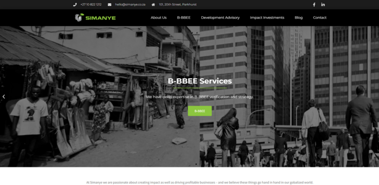 Simanye: Driving Impactful Business Solutions for Sustainable Growth