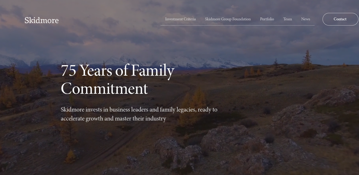 Skidmore Group investment