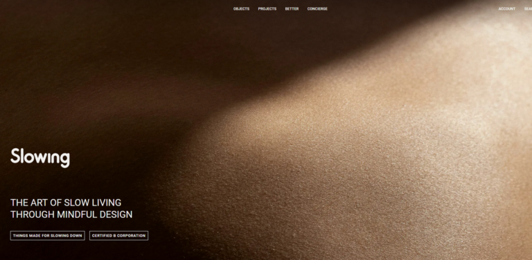 Slowing: Embracing Mindful Living Through Thoughtful Design