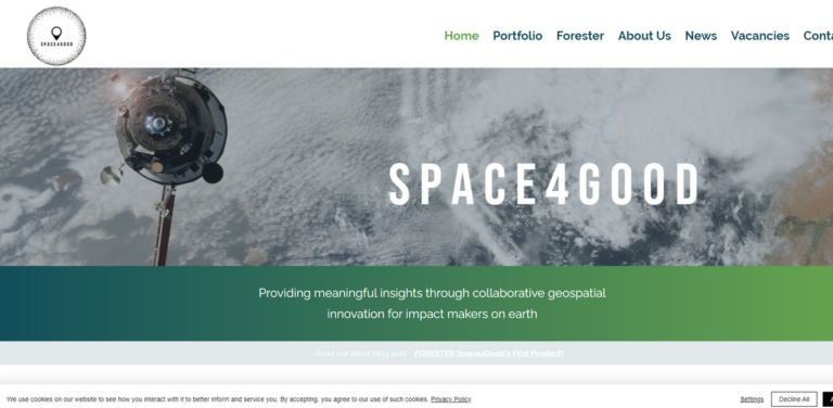 S P A C E 4 G O O D: Empowering Environmental Insights through Geospatial Innovation
