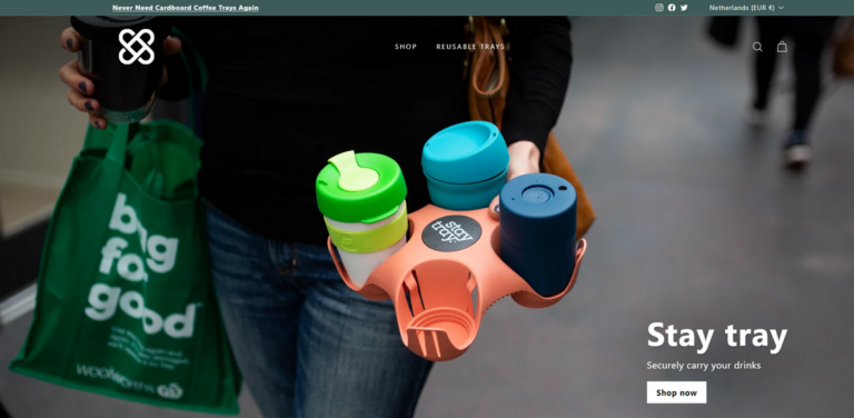 Stay Tray: Eco-Friendly Reusable Trays for Everyday Use