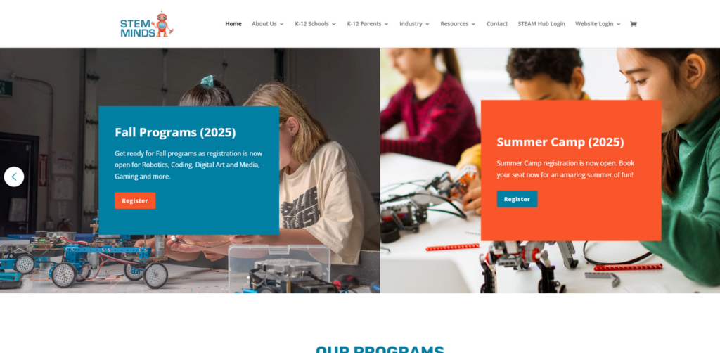 STEM Minds - Cutting-Edge STEM Programs for Youth