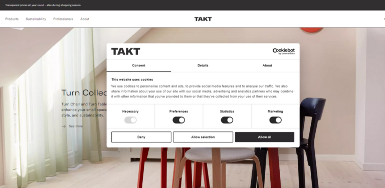 TAKT: Redefining Sustainable Danish Furniture Design