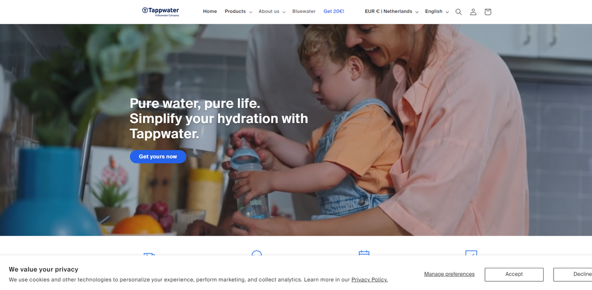 Tappwater water filters