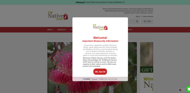 The Native Shop: Quality Australian Plants and Afterpay Solutions