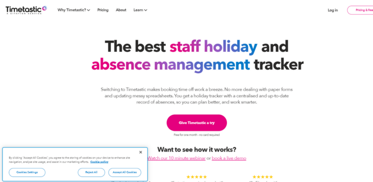Timetastic: Simplifying Absence Management and Staff Leave Planning