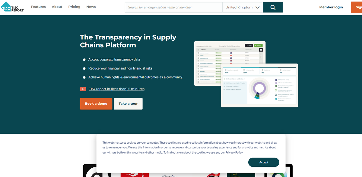 TISCreport: Enhancing Supply Chain Transparency and Ethical Compliance