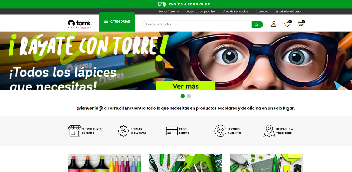 Torre stationery products