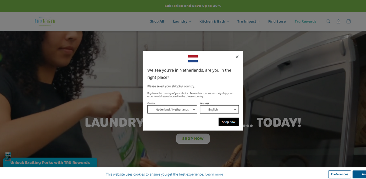 Tru Earth Laundry Detergent Sheets