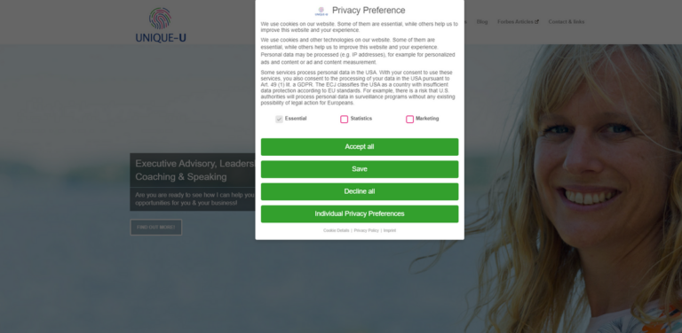 Unique-U Coaching: Empowering Leaders Through Personalized Coaching and Advisory Services