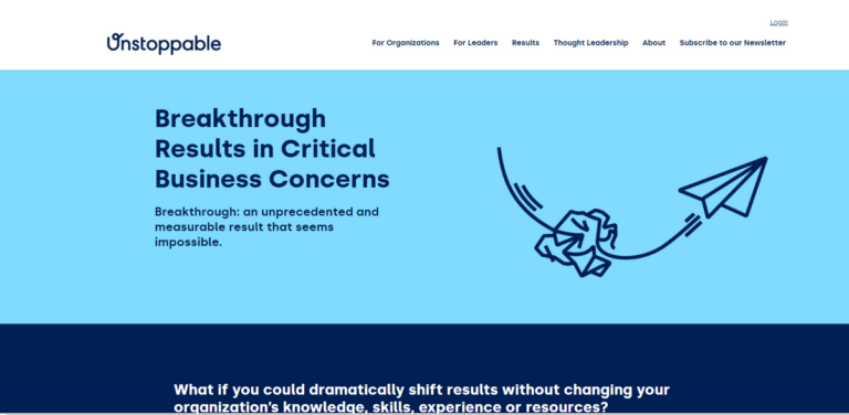 Unstoppable Foundation: Transforming Organizational Growth and Leadership
