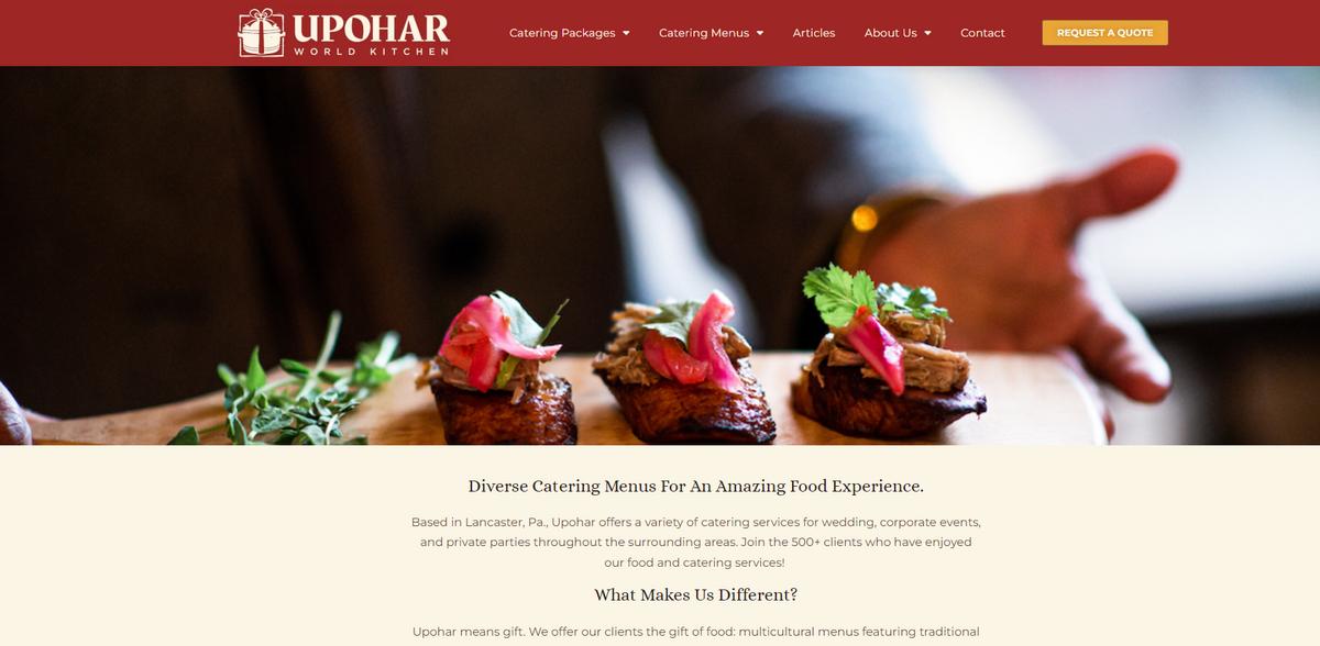 multicultural catering services