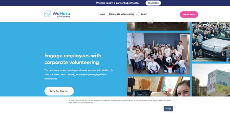 WeHero: Connecting Corporations with Meaningful Volunteer Experiences