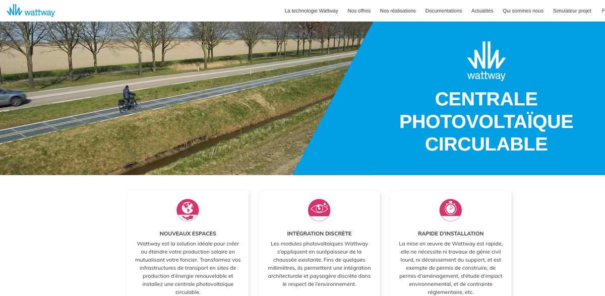 Wattway: Innovative Photovoltaic Modules for Sustainable Infrastructure