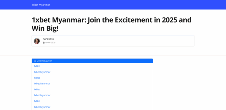 1xbet Myanmar: A Dynamic Online Gambling Platform with Advanced Grid Management