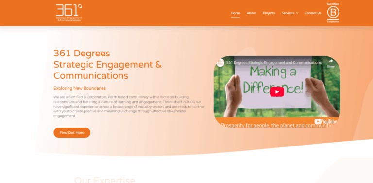 361 DEGREES: Strategic Engagement and Communications Consultancy in Perth