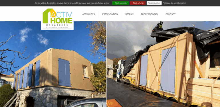 ACTIV HOME: Innovative Sustainable Construction Solutions Using ECOSTRAUV® Technology