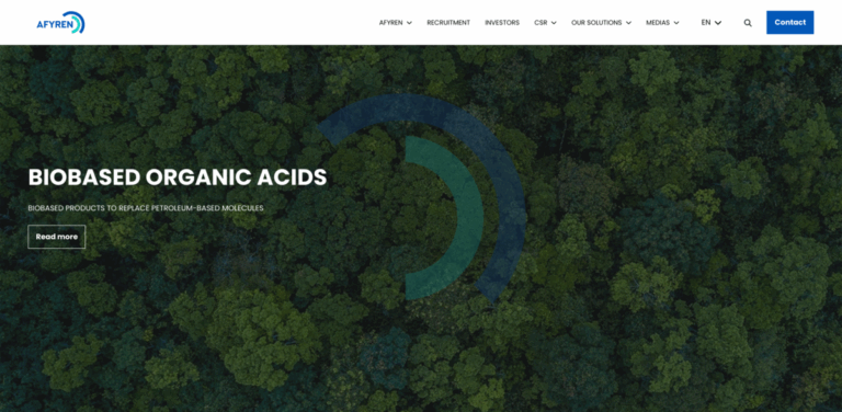 AFYREN: Transforming Industrial Processes with Sustainable Biosourced Solutions