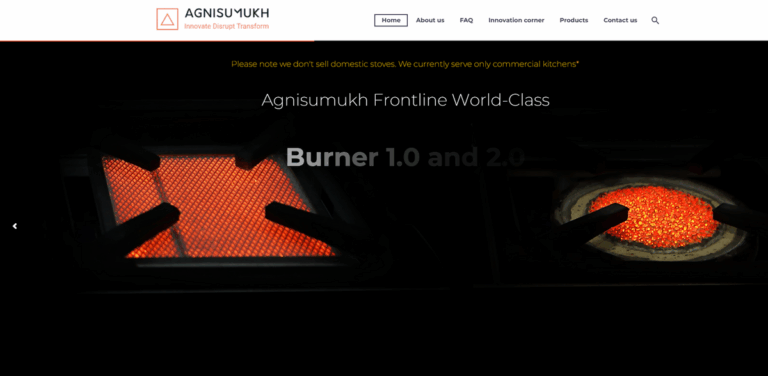 Agnisumukh: Innovating Culinary and Industrial Heating with Radiant Heat Technology