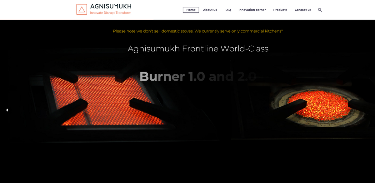 Agnisumukh: Innovating Culinary and Industrial Heating with Radiant Heat Technology