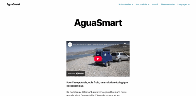 AGUASMART: Providing Ecological Drinking Water Solutions for Isolated Communities