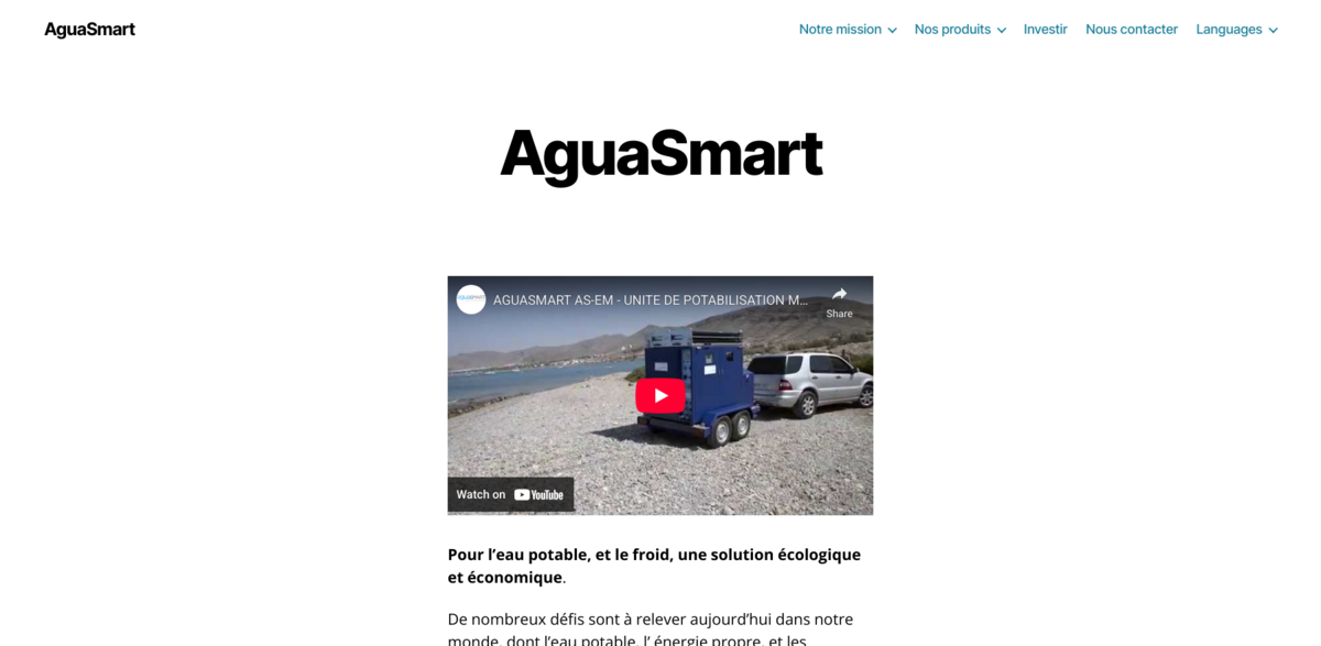 AGUASMART ecological water purification