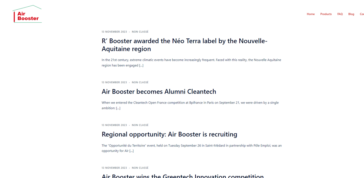 Air Booster energy solutions