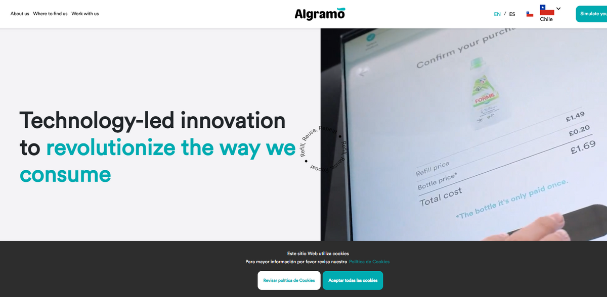 Algramo reusable containers