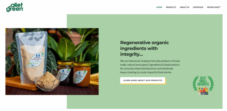 Aliet Green: Leading Fair Trade Producer of Organic Ingredients in Indonesia