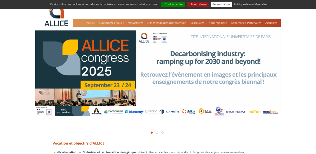 ALLICE energy efficiency decarbonization