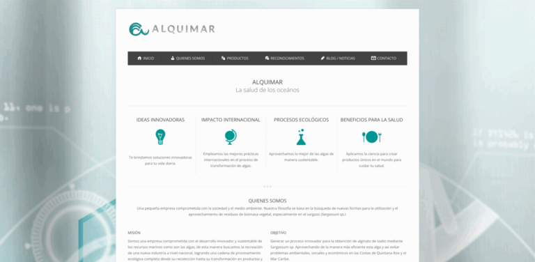 ALQUIMAR: Transforming Marine Biomass into Health-Enhancing Products
