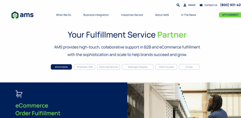 AMS Fulfillment: Comprehensive B2B and eCommerce Fulfillment Solutions