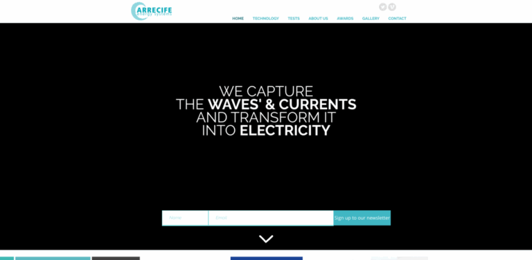 Arrecife Systems: Harnessing Ocean Waves and Currents for Clean Energy