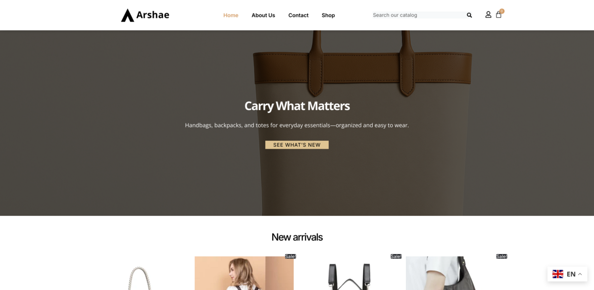 Arshae sustainable fashion