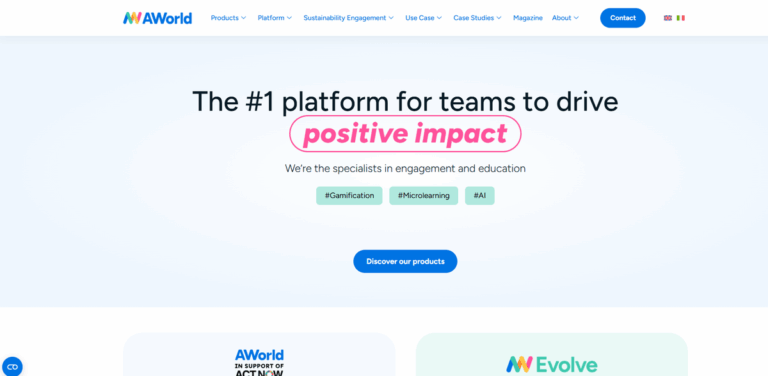 AWorld: Empowering Sustainable Living Through Collective Action