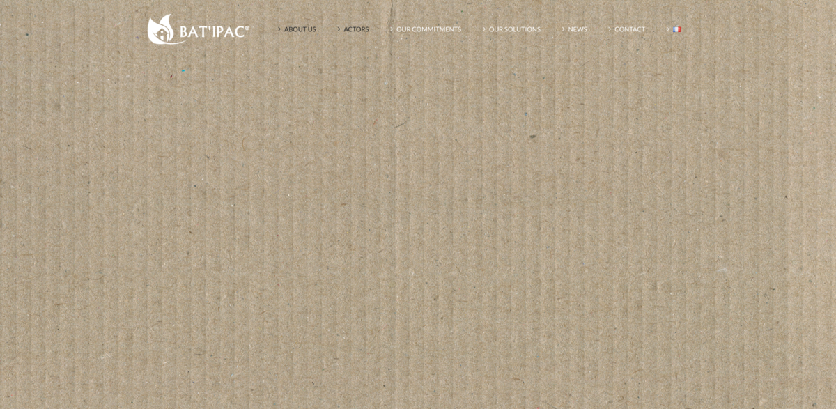 Batipac cardboard construction materials