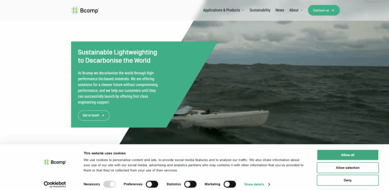 Bcomp: High-Performance Bio-Based Materials for Sustainable Lightweighting