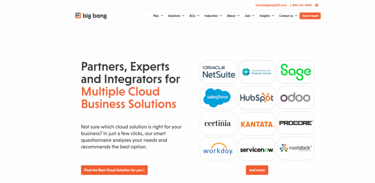 Big Bang: Transforming Organizations with Cloud Solutions and Digital Expertise