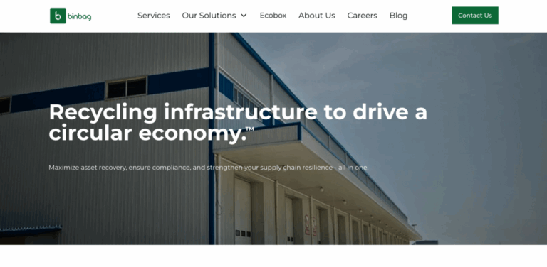 Binbag: Comprehensive E-Waste Recycling and IT Asset Disposition Solutions