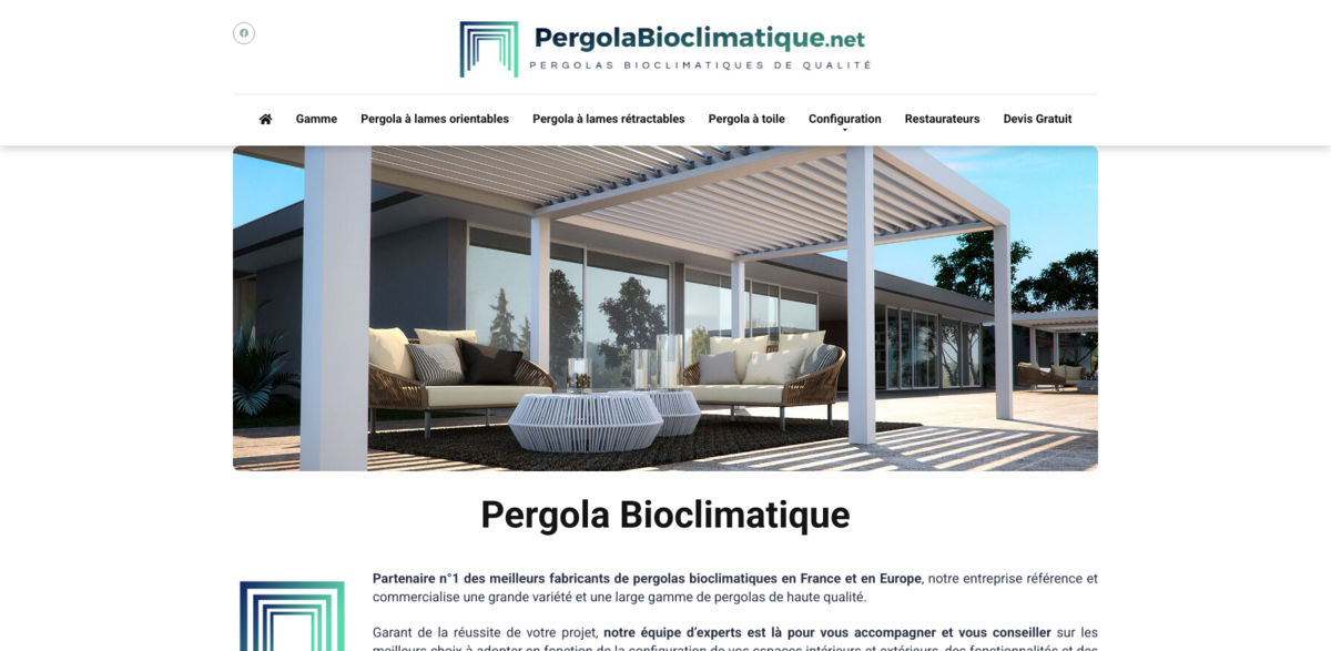 bioclimatic pergolas