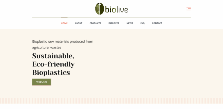 Biolive: Sustainable Bioplastics from Olive Seeds for a Greener Future