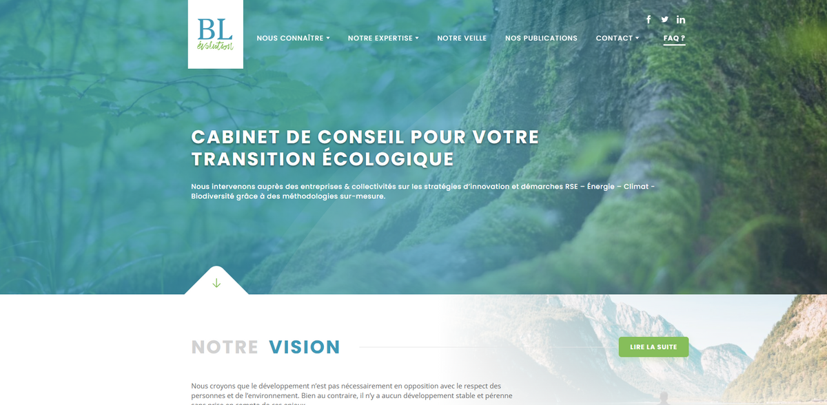 B&L Evolution ecological transition consulting