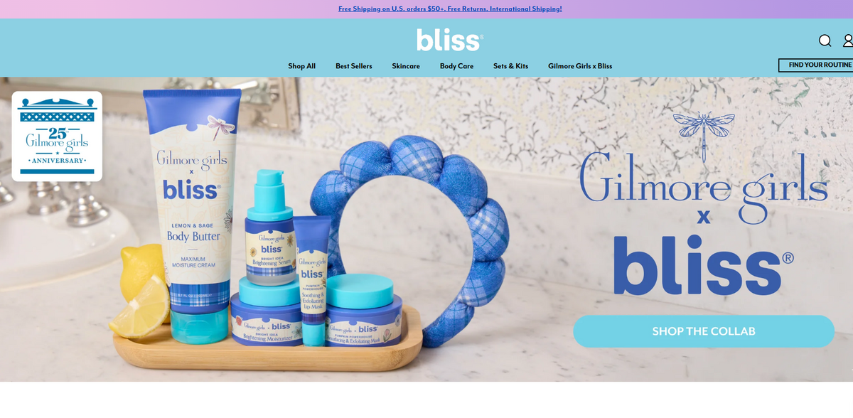 Bliss skin and body care
