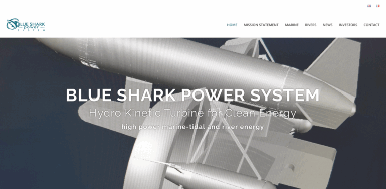 Blue Shark Power System: Harnessing Clean Energy from Water Currents