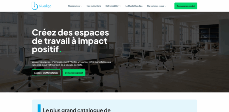 Bluedigo: Transforming Office Spaces with Reconditioned Furniture