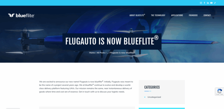 blueflite®: Advanced Aerial Delivery Solutions for Logistics
