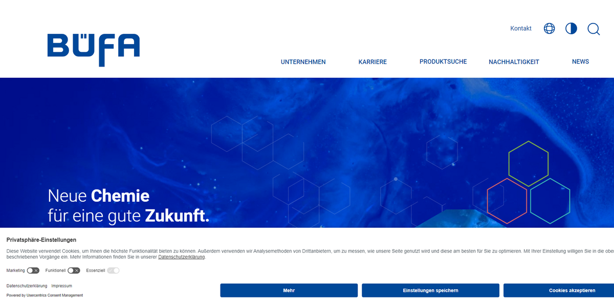 BÜFA Business Hub sustainability