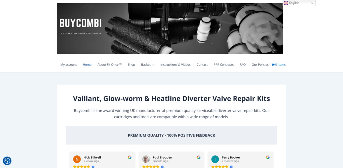 Fit Once Diverter Valve Repair